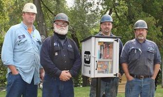 Foundry installs Little Free Library